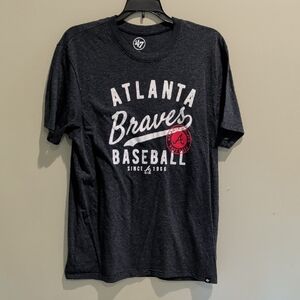 47 Brand Atlanta Braves Charcoal Tee